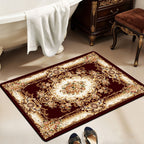 Vintage Floral Design Bath Mat