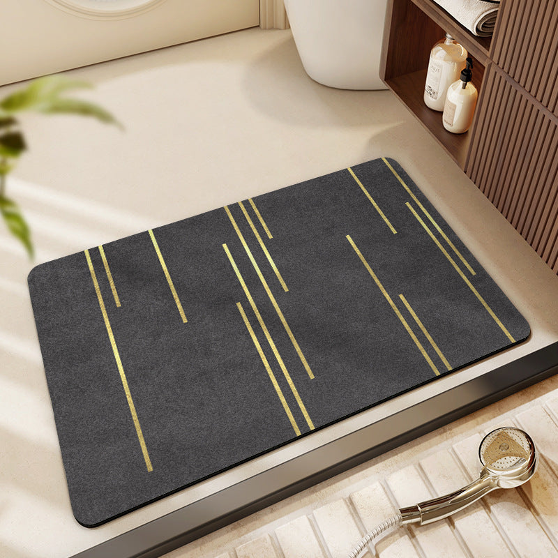 Abstract Geometric Design Bath Mat