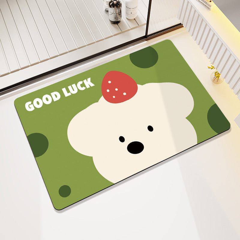 Fun-Themed Cartoon Bath Mat