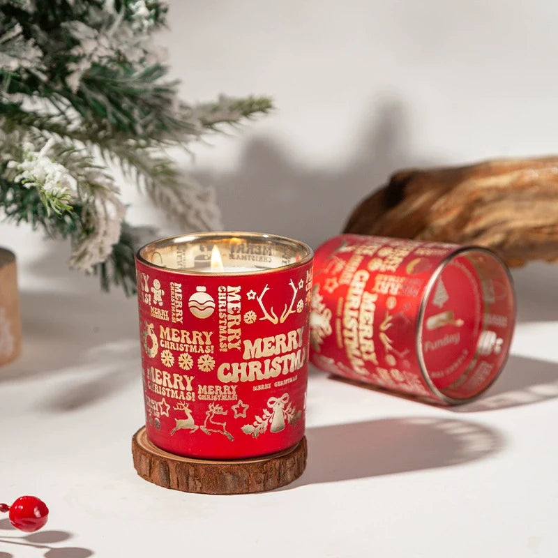 Premium Holiday Laser Cut Scented Candle