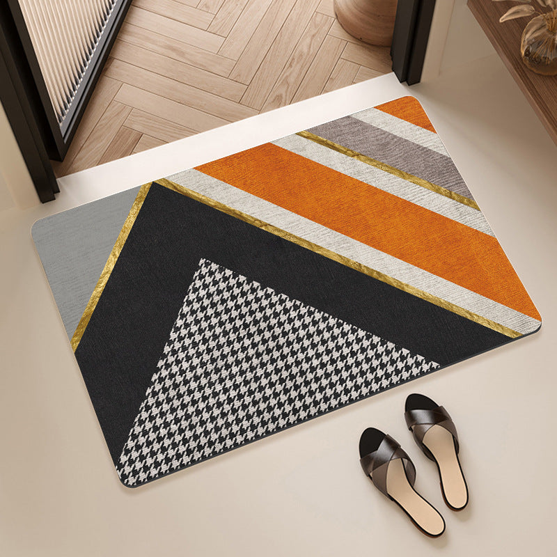 Abstract Modern Bath Mat