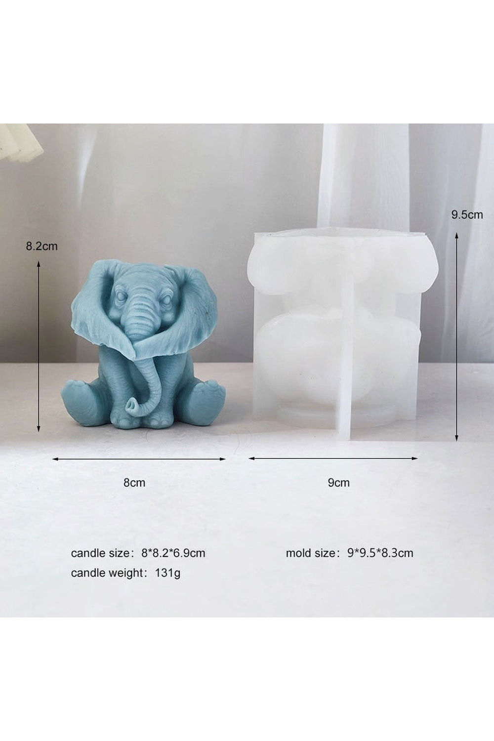 Elephant Candle Shape