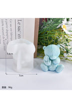 Bear-shaped candle mold