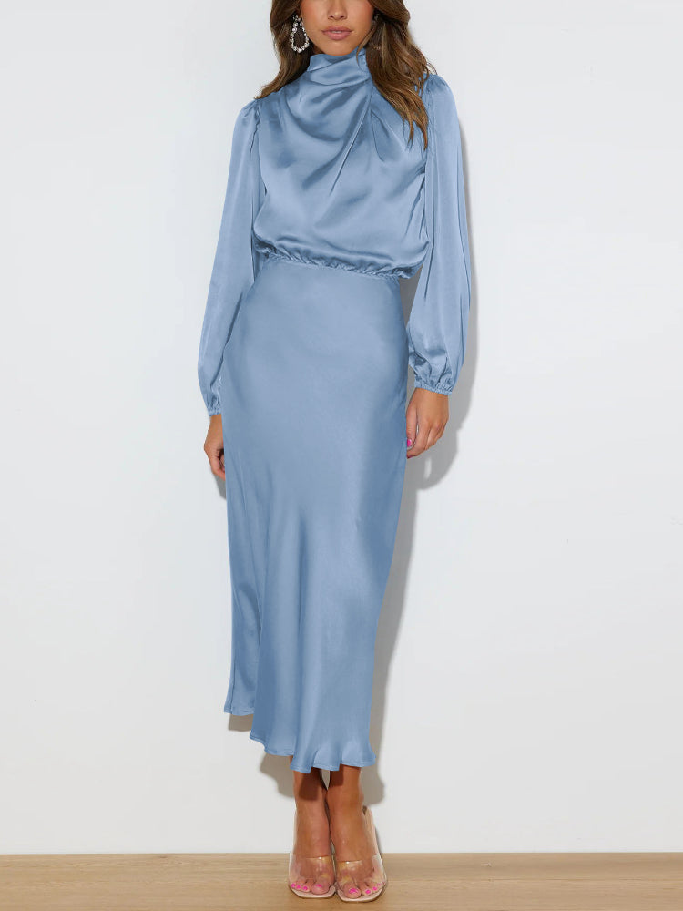 Sylis | Long satin dress