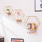 Designer Wall Decoration in the Shape of a Hexagon