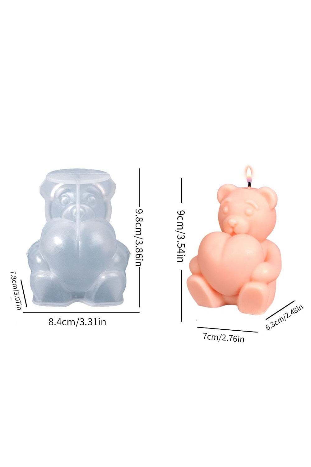 Eulen Design Candle Shape