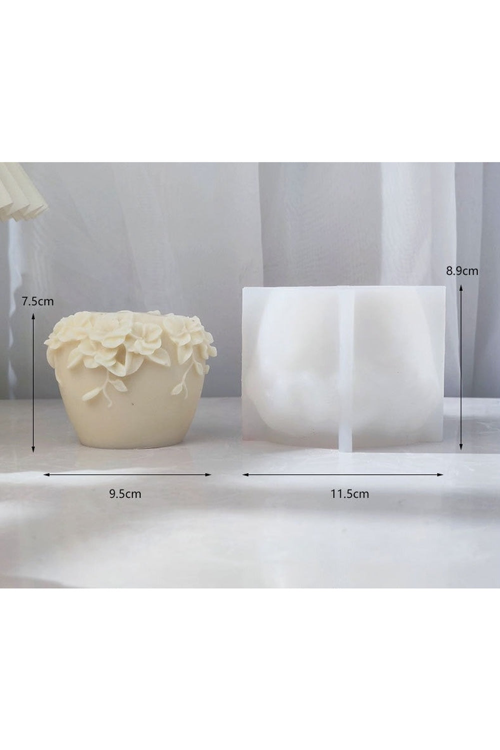 Rattan Flower Candle Shape