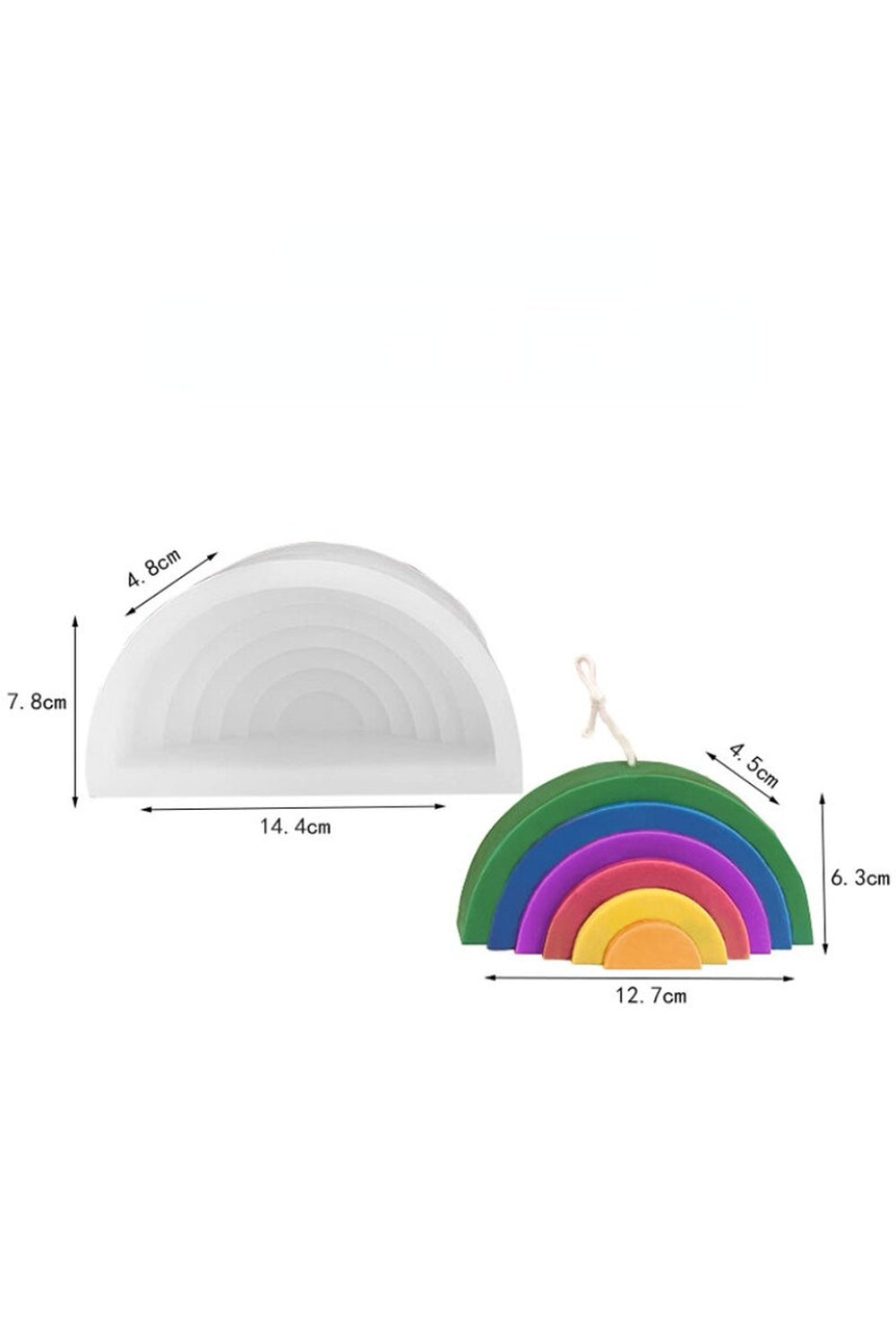 Fan Candle Shape