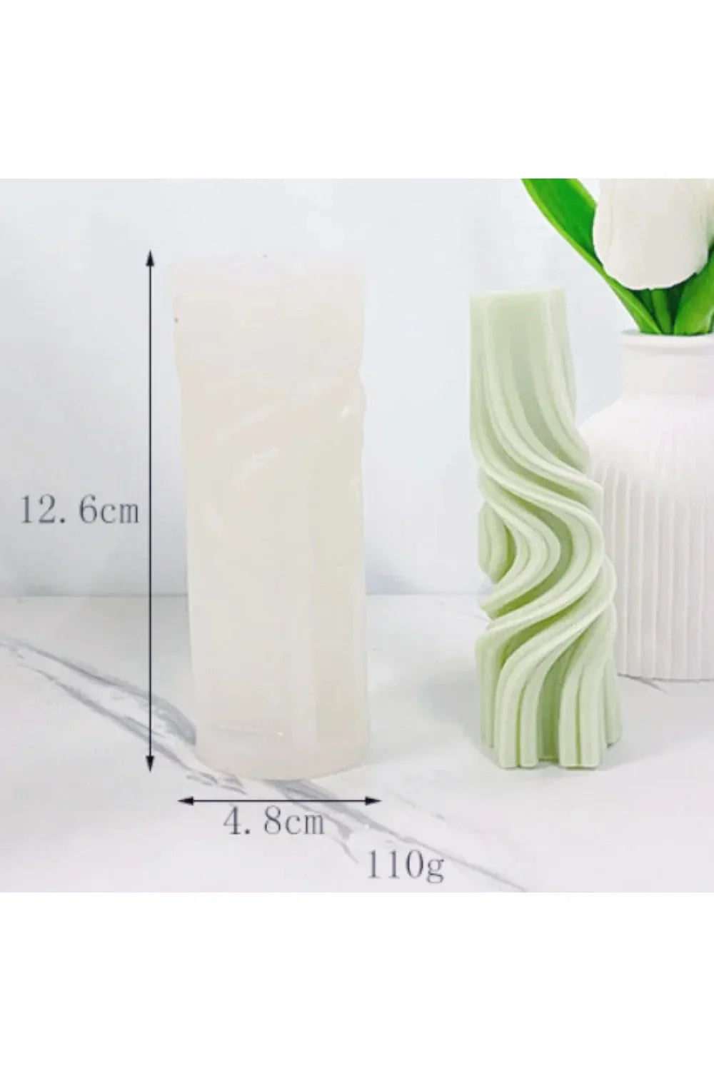Pillar candle mold DIY