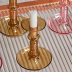 Borosilicate Modern Candleholders - 2 colours