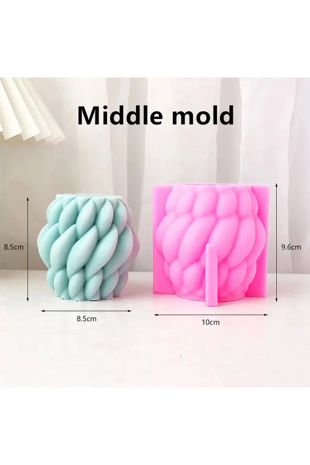 Wave candle shape DIY