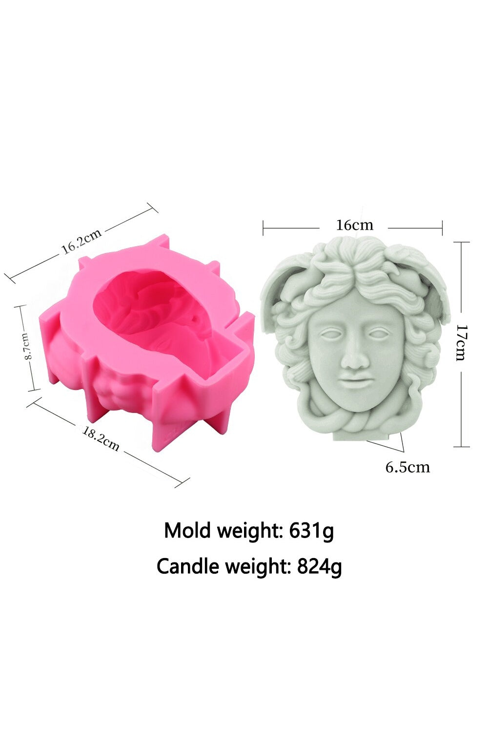 Head Candle Shape