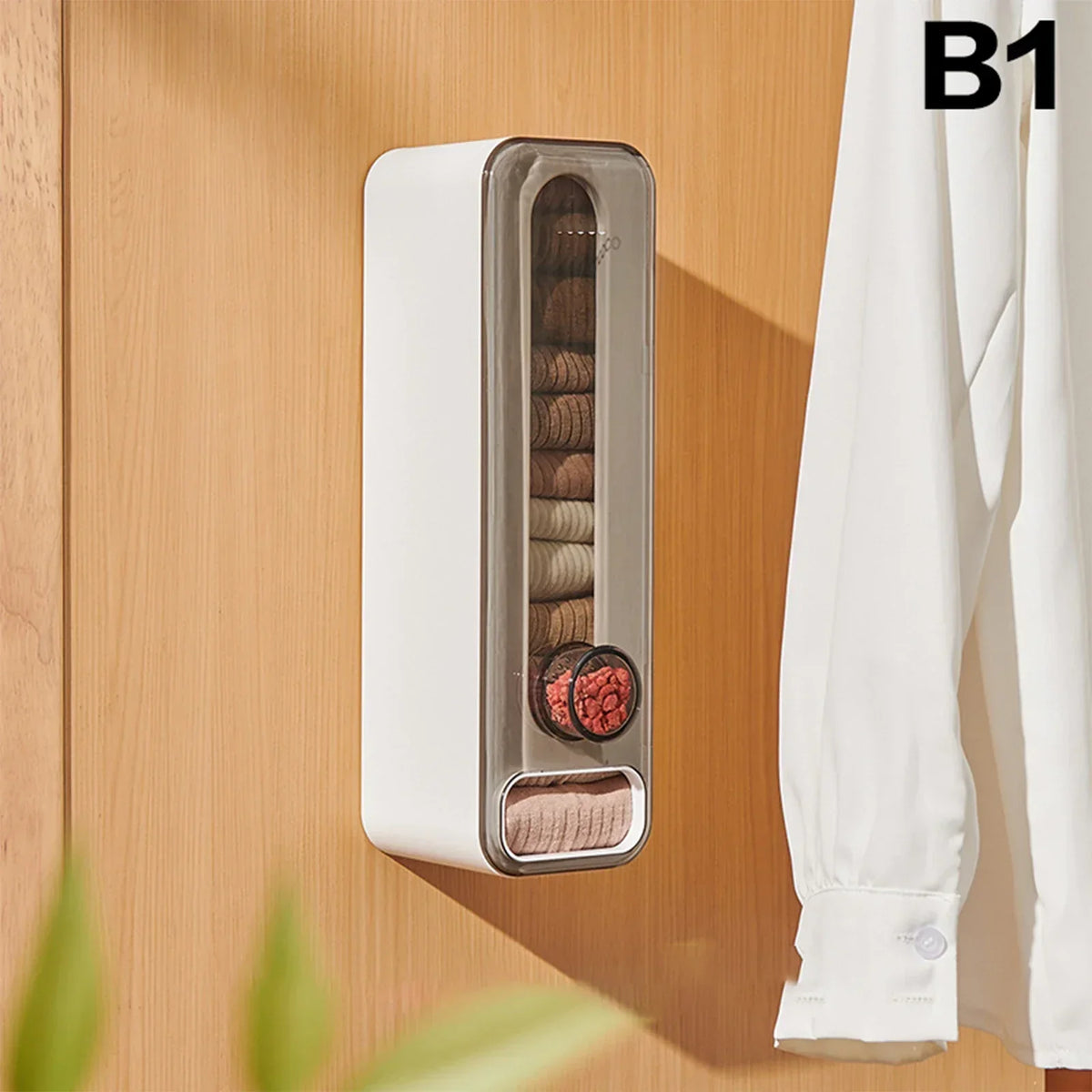 Wall-Mounted Aromatherapy Wardrobe Underwear Organizer
