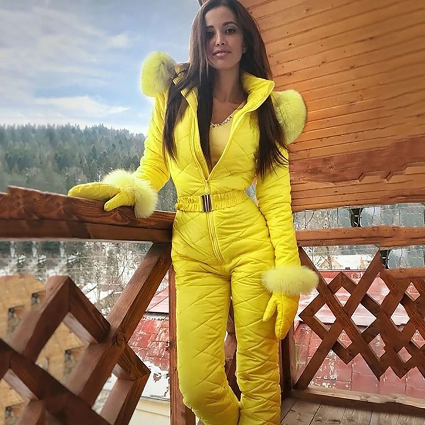 Sylis-Mode | Elegant women's winter overall