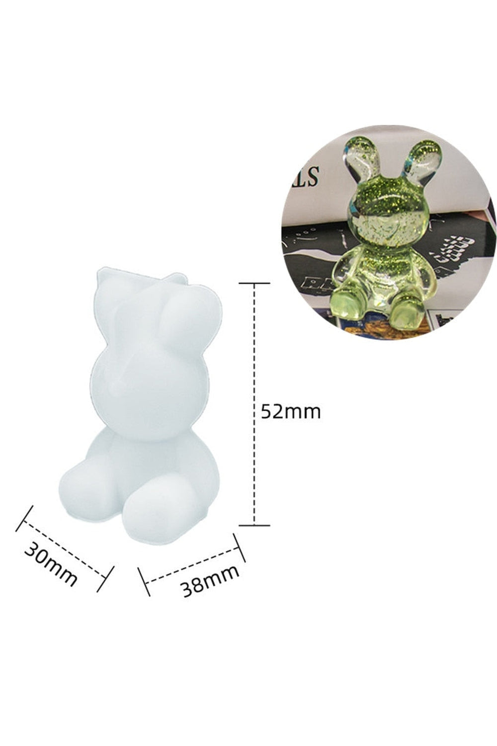 Stereo Bear Candle Shape