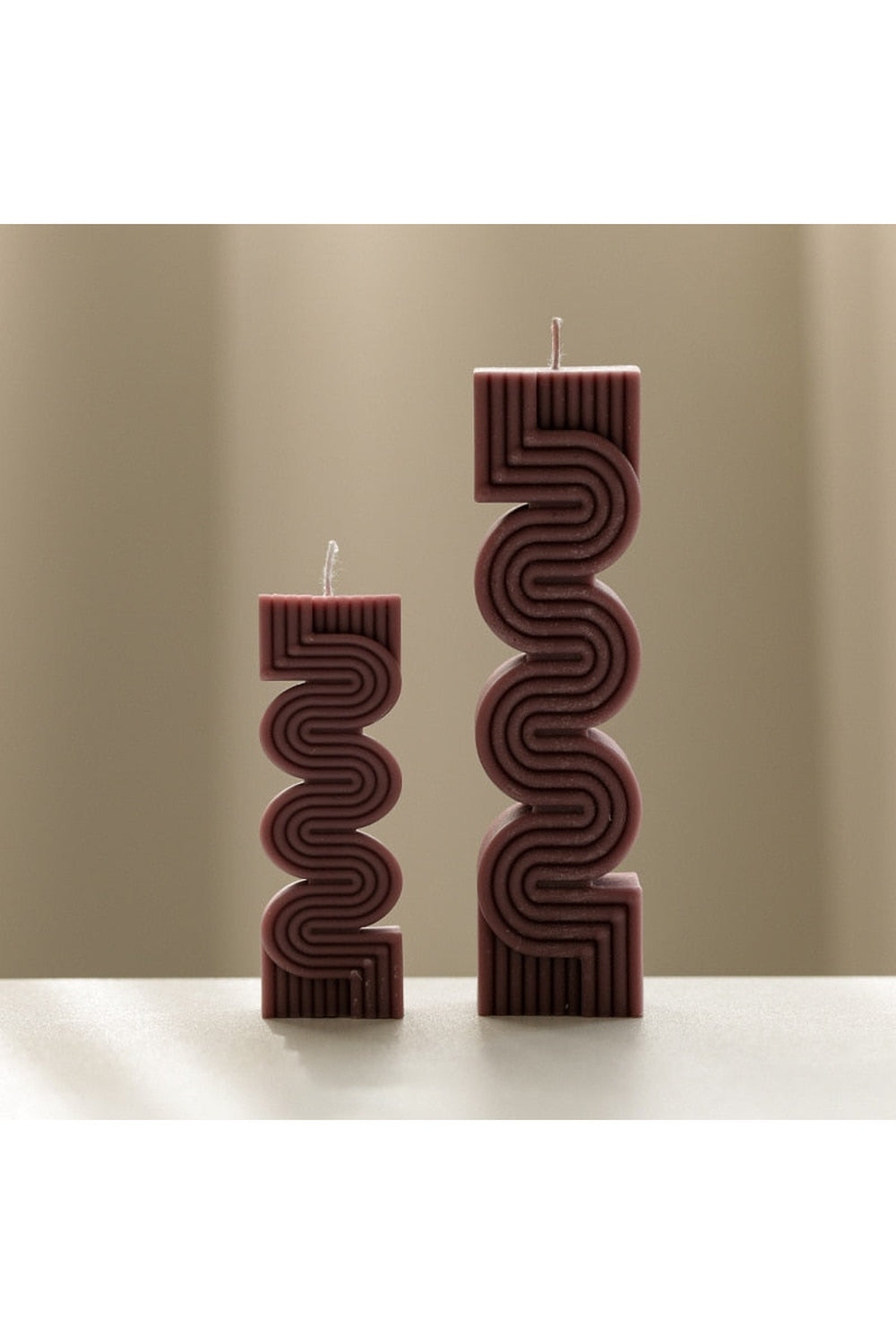 creative candle shape