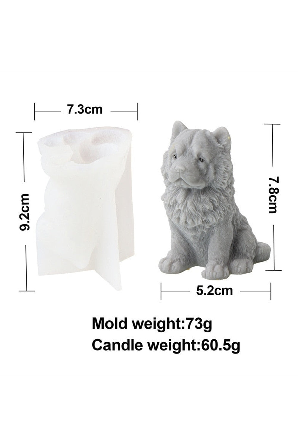 Cartoon Candle Shape