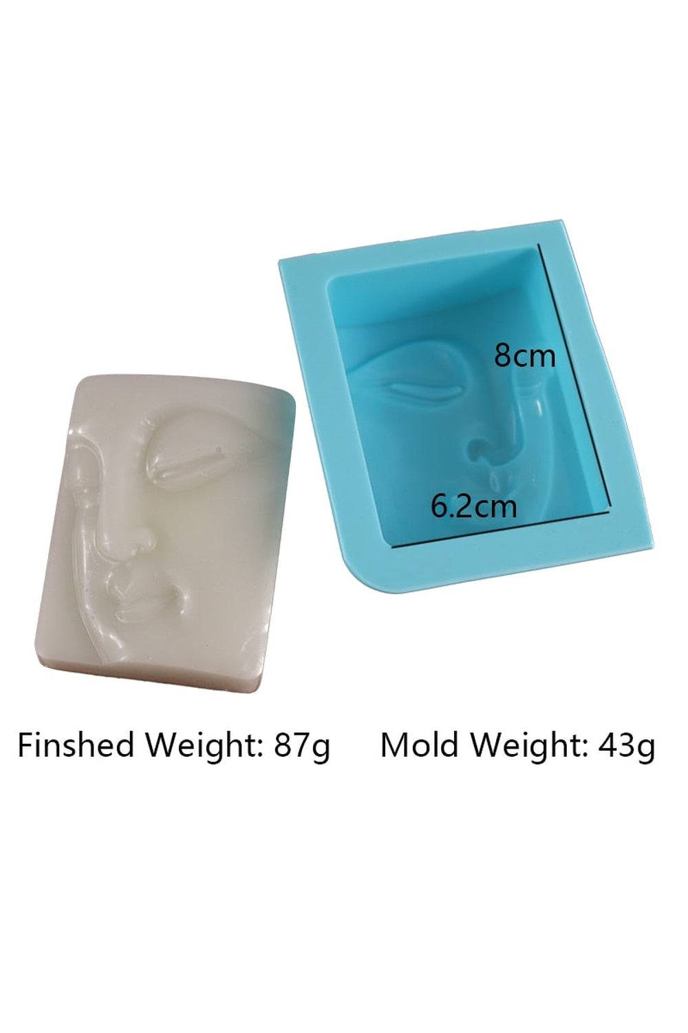 Face Shaped Candle Mold