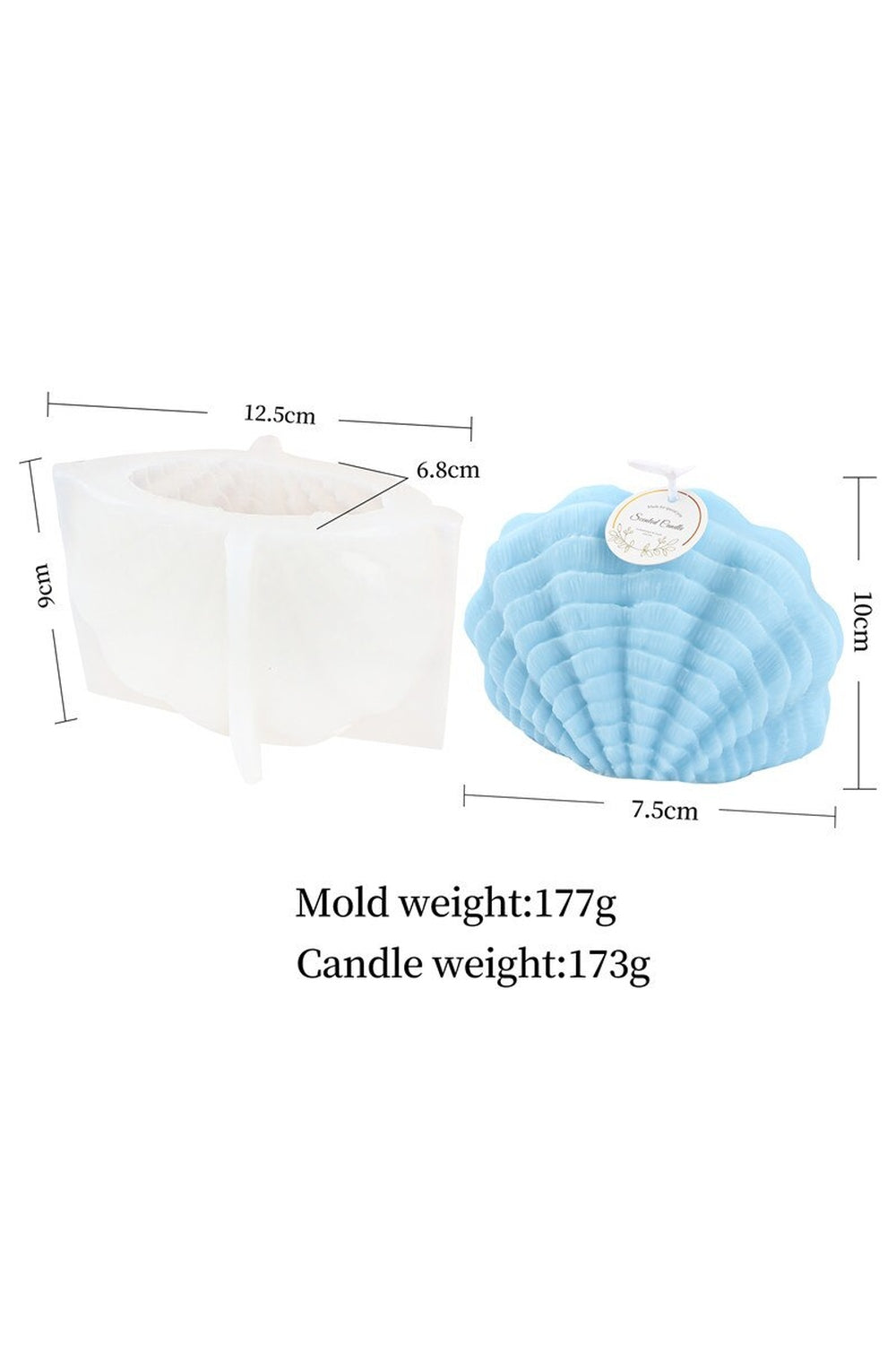 Fan Candle Shape