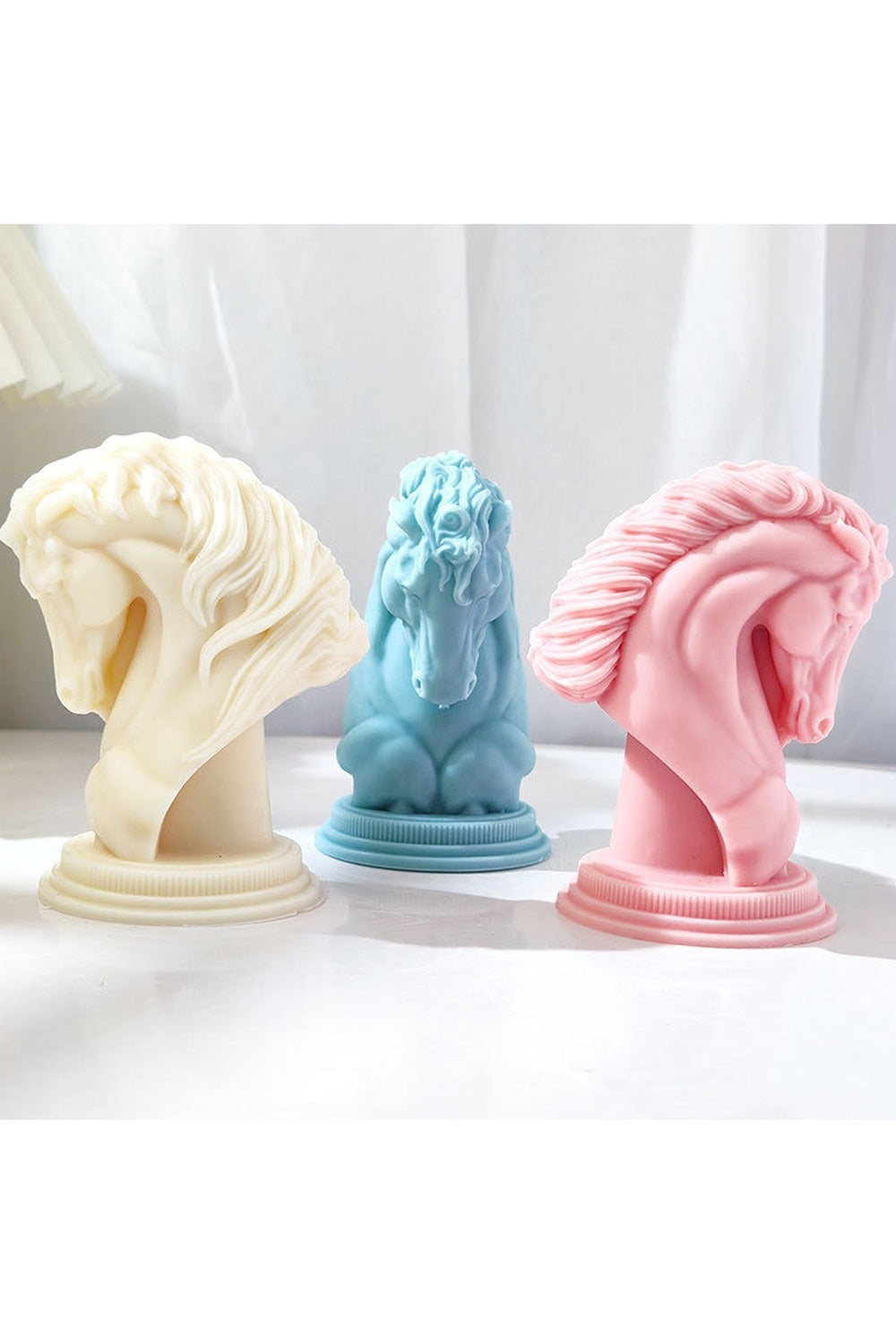 War Horse Head Candle Shape