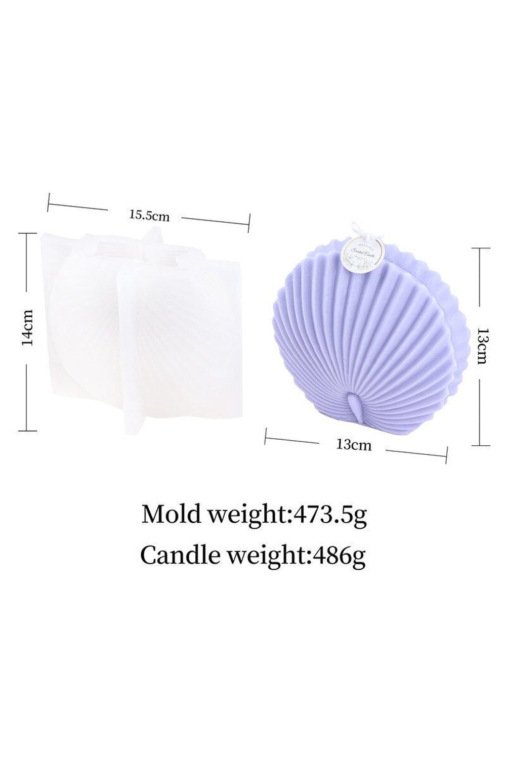 Fan Candle Shape