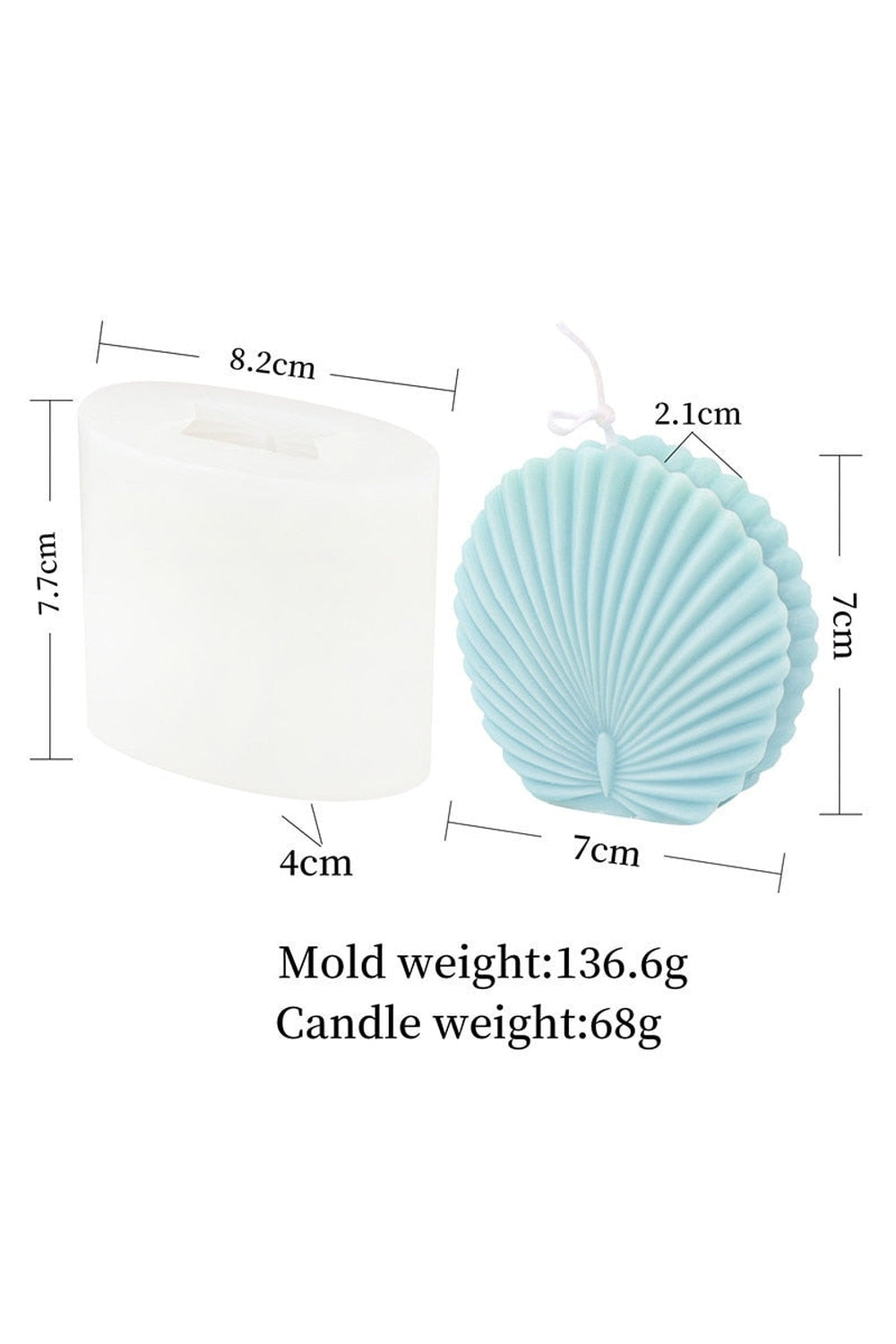 Fan Candle Shape