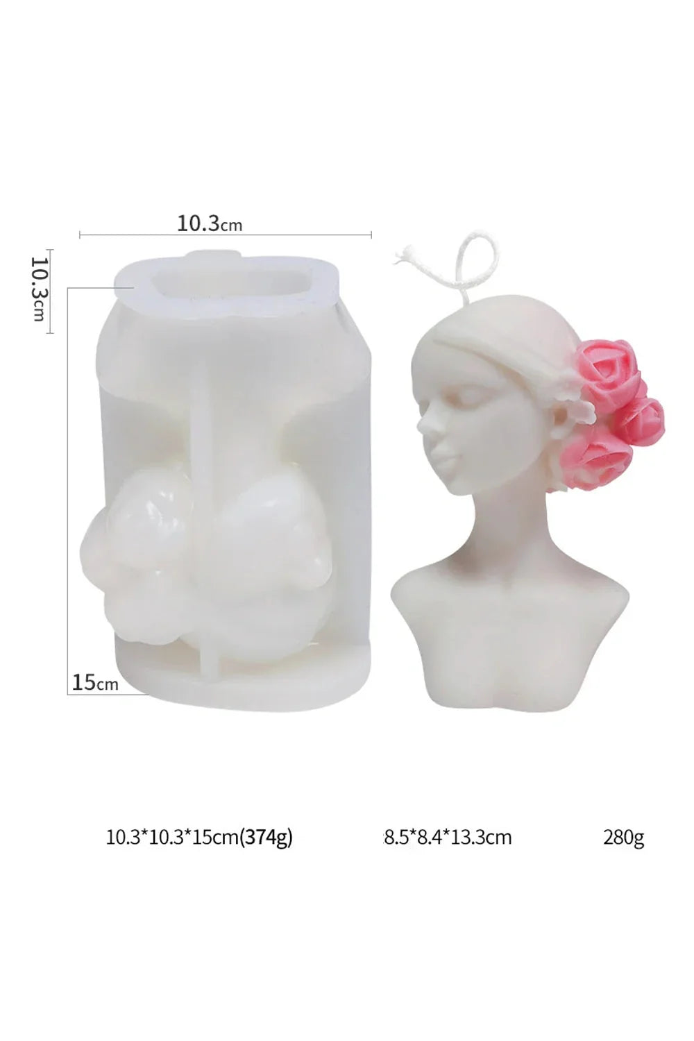 Head Candle Shape DIY
