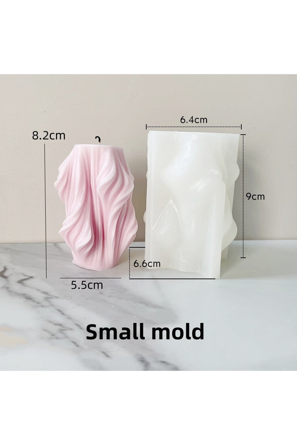 geometric candle shape