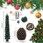 Pinecone & Tree LED Candles