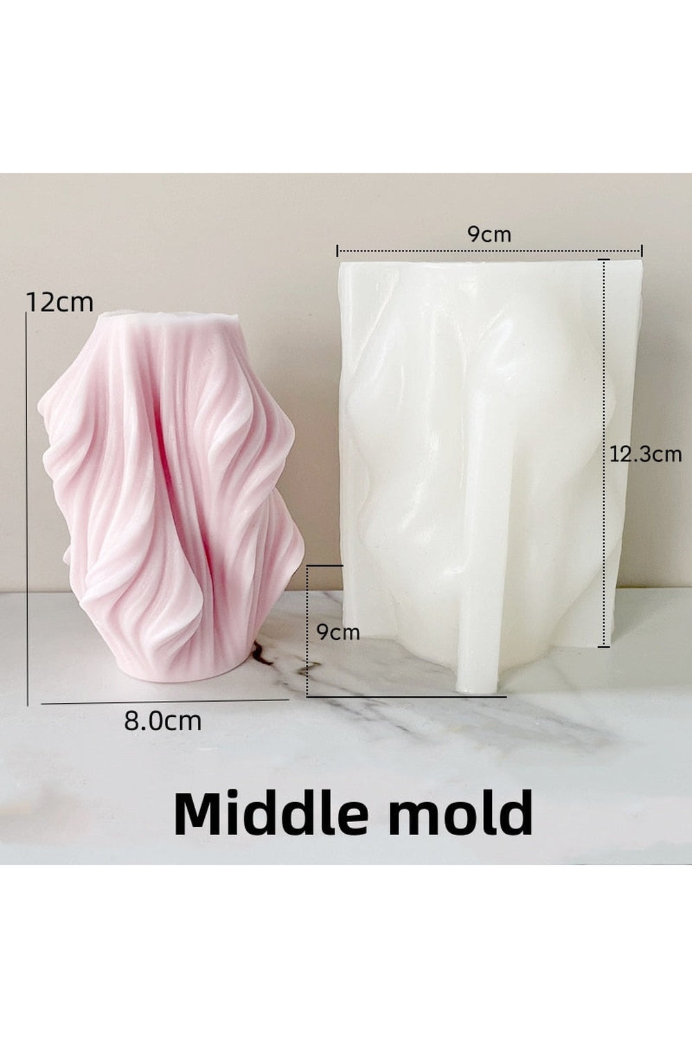 geometric candle shape
