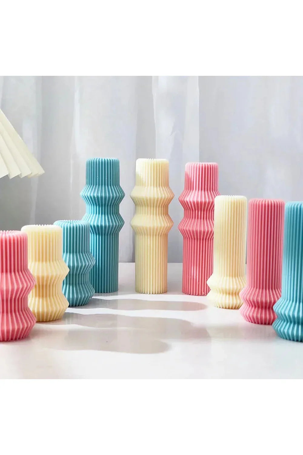 Roman column candle mold DIY