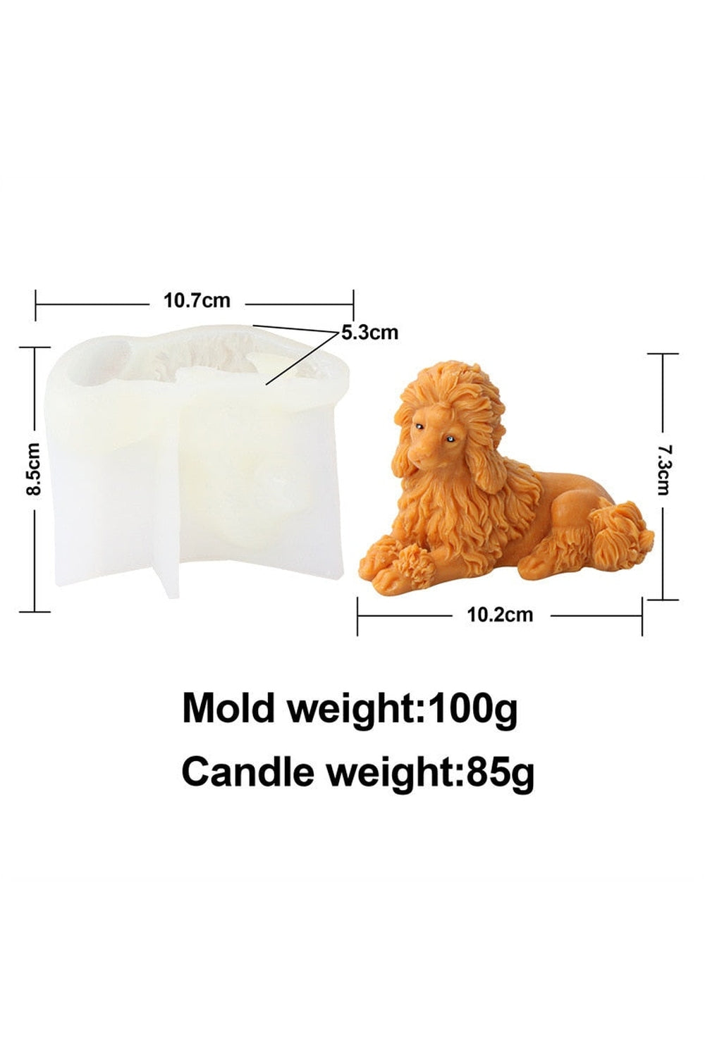Cartoon Candle Shape
