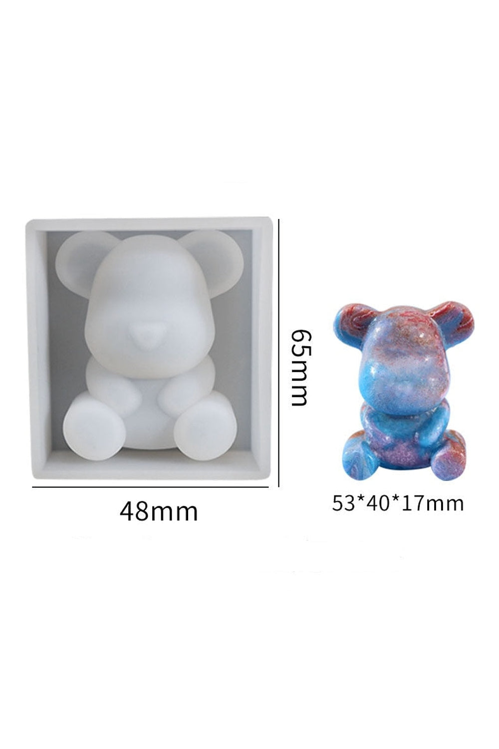 Stereo Bear Candle Shape