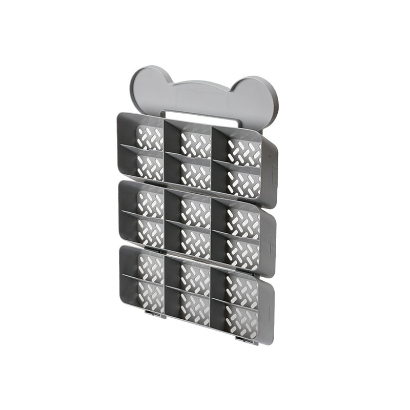 Self-Adhesive Stackable Wall Cloth Organizer Shelf