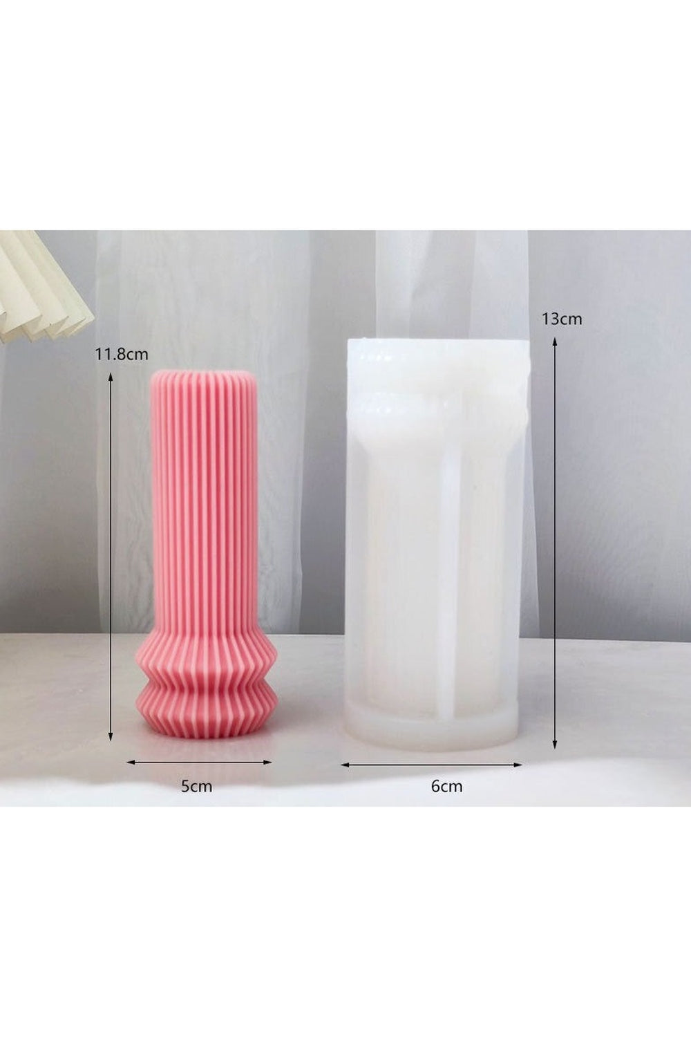 Roman column candle shape