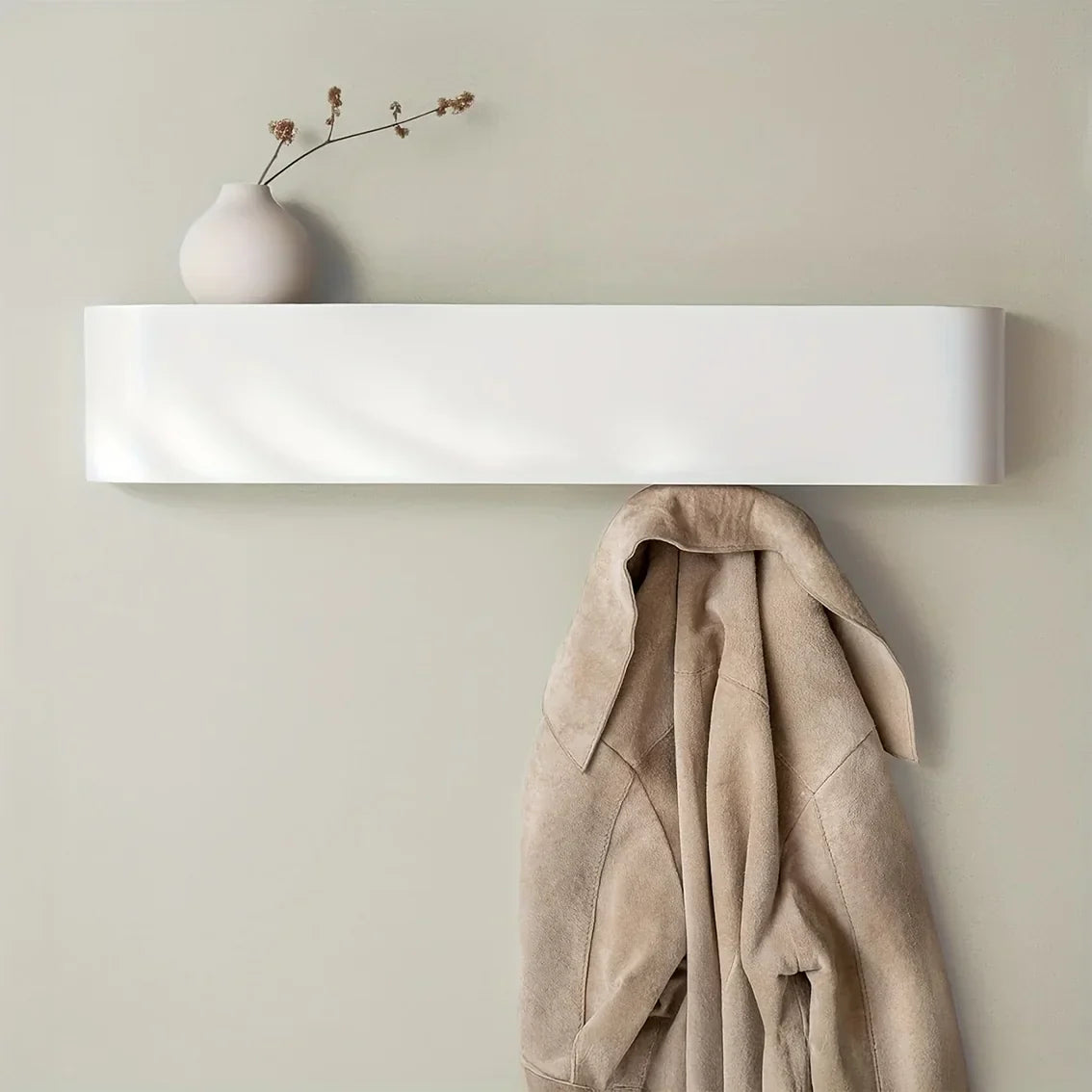 NordicHide Rack Wall wardrobe with shelf & hidden hooks