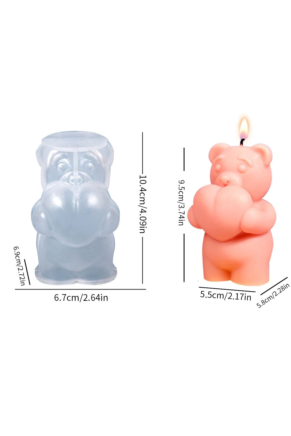 Eulen Design Candle Shape