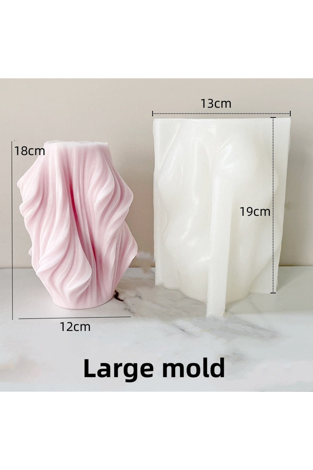 geometric candle shape