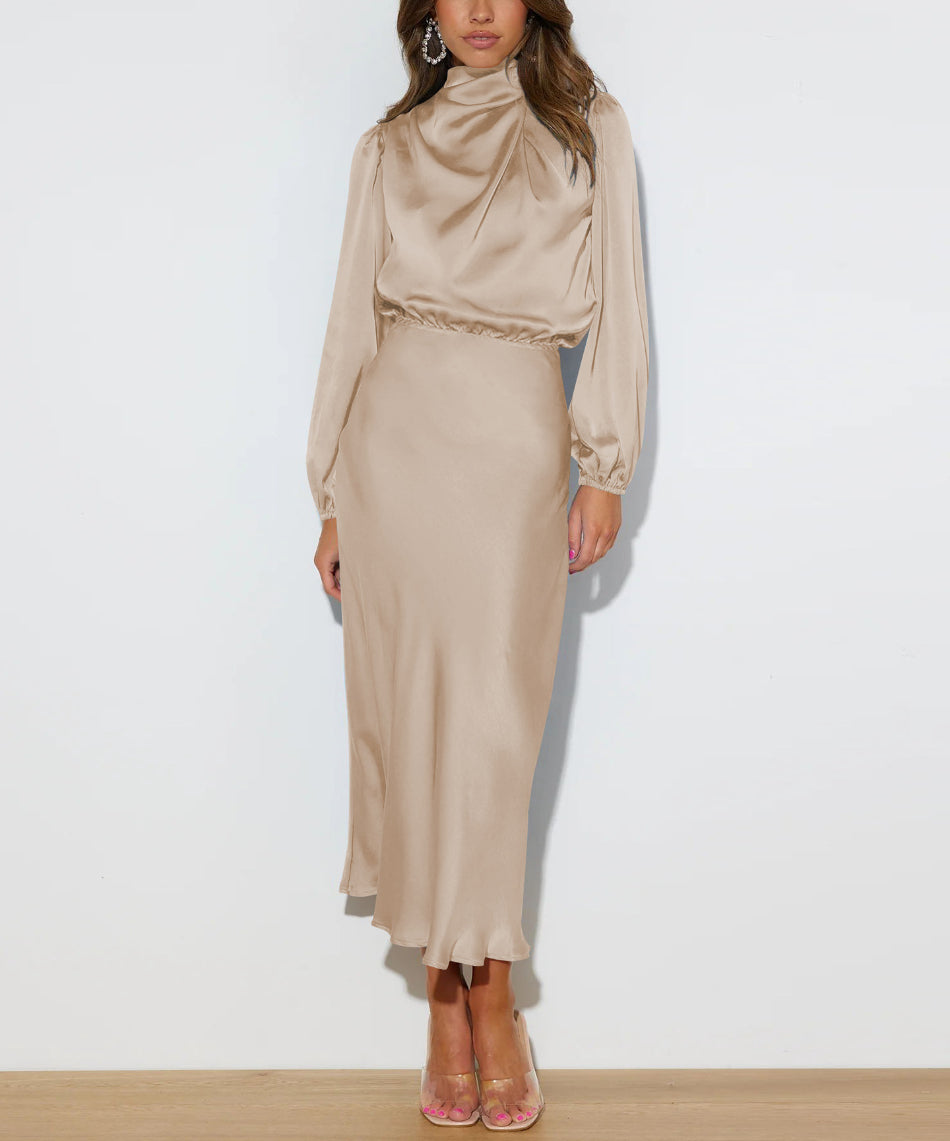 Sylis | Long satin dress