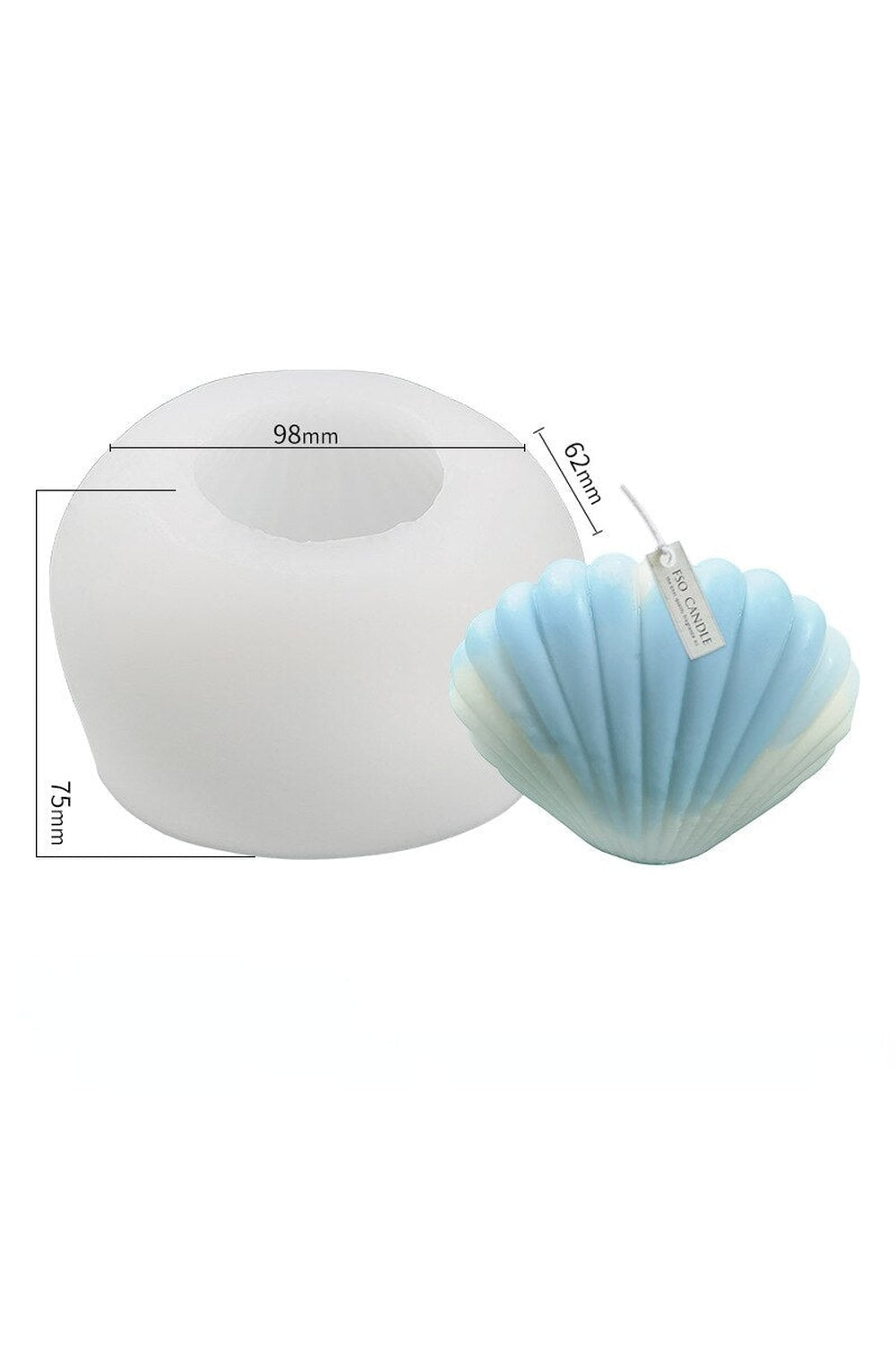 Fan Candle Shape
