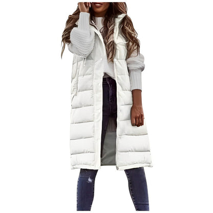 Sylis-Mode | Longer Sleeveless Padded Coat