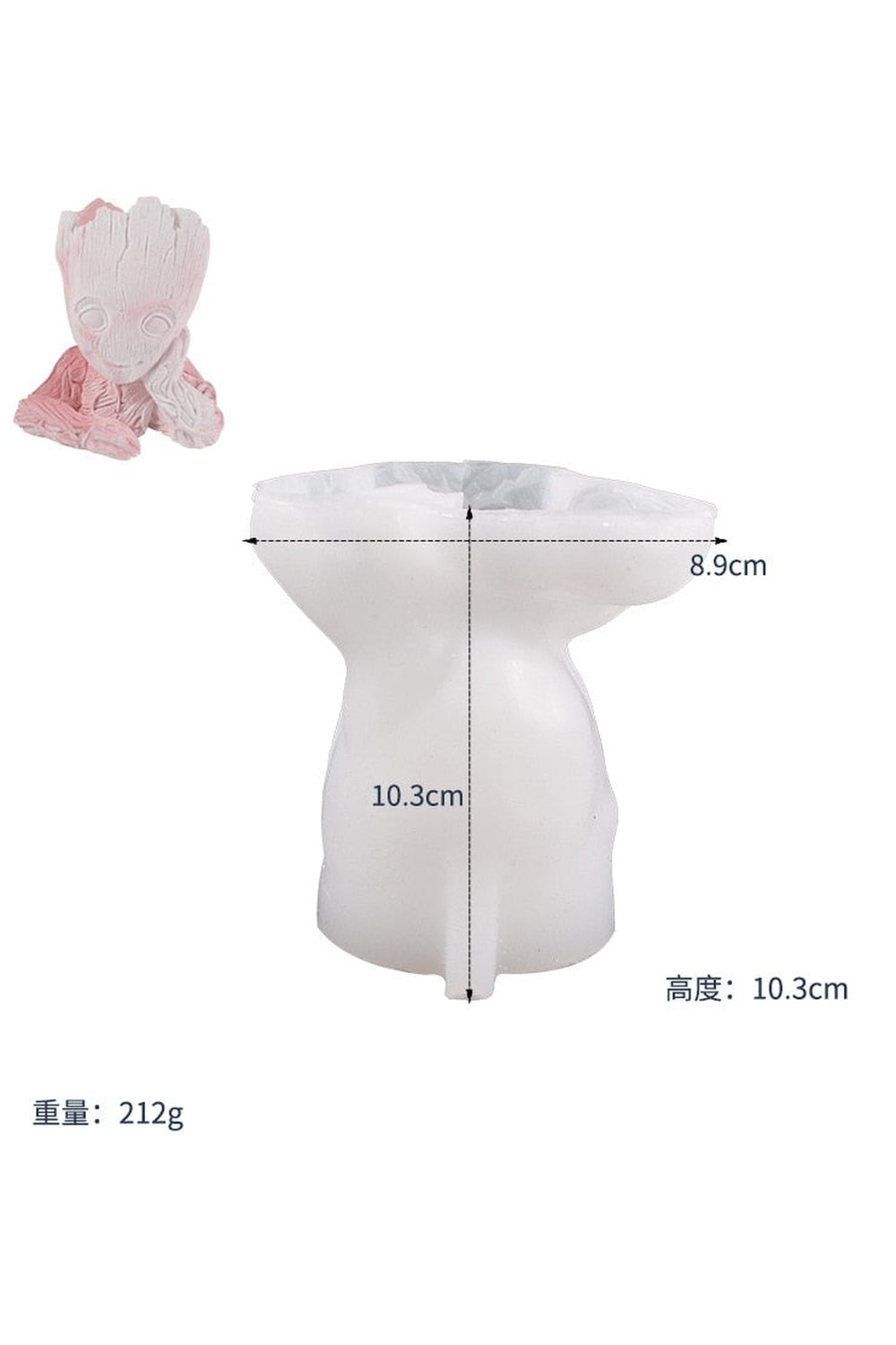 Baum Mann Candle Shape