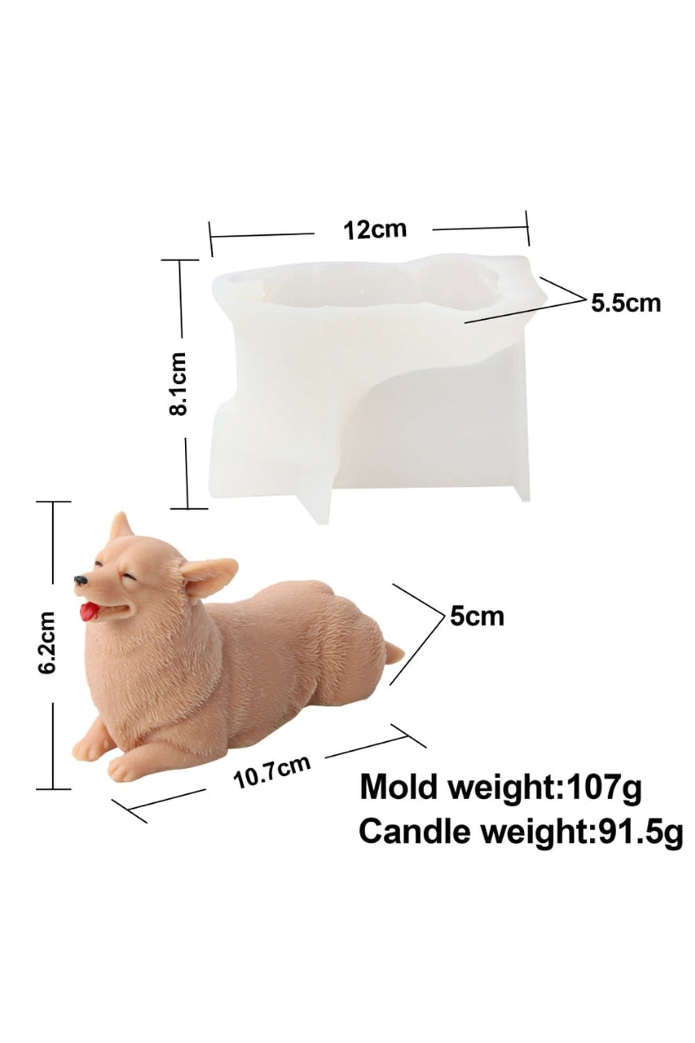 Cartoon Candle Shape