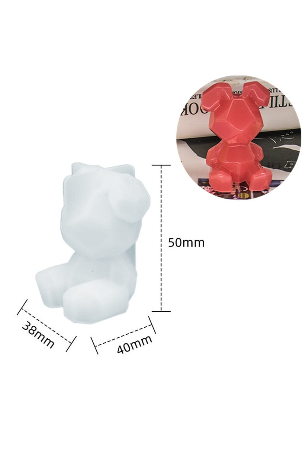 Stereo Bear Candle Shape