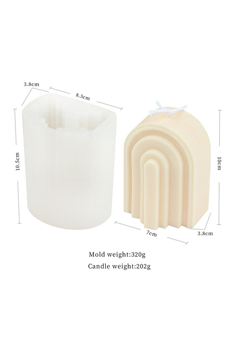 Fan Candle Shape