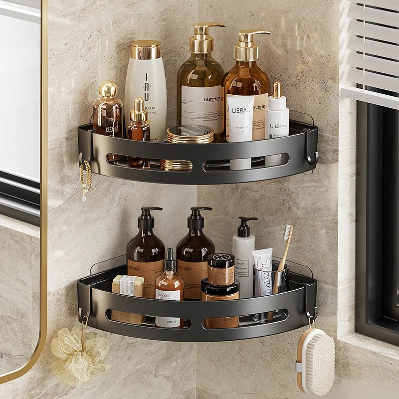 AQUAFIX Self-Adhesive Shower Organizer – Strongly adhesive, drill-free & waterproof