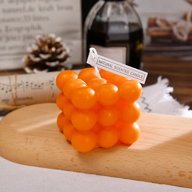 Elegant BubbleGlow Candle Create a Cozy Atmosphere at Home