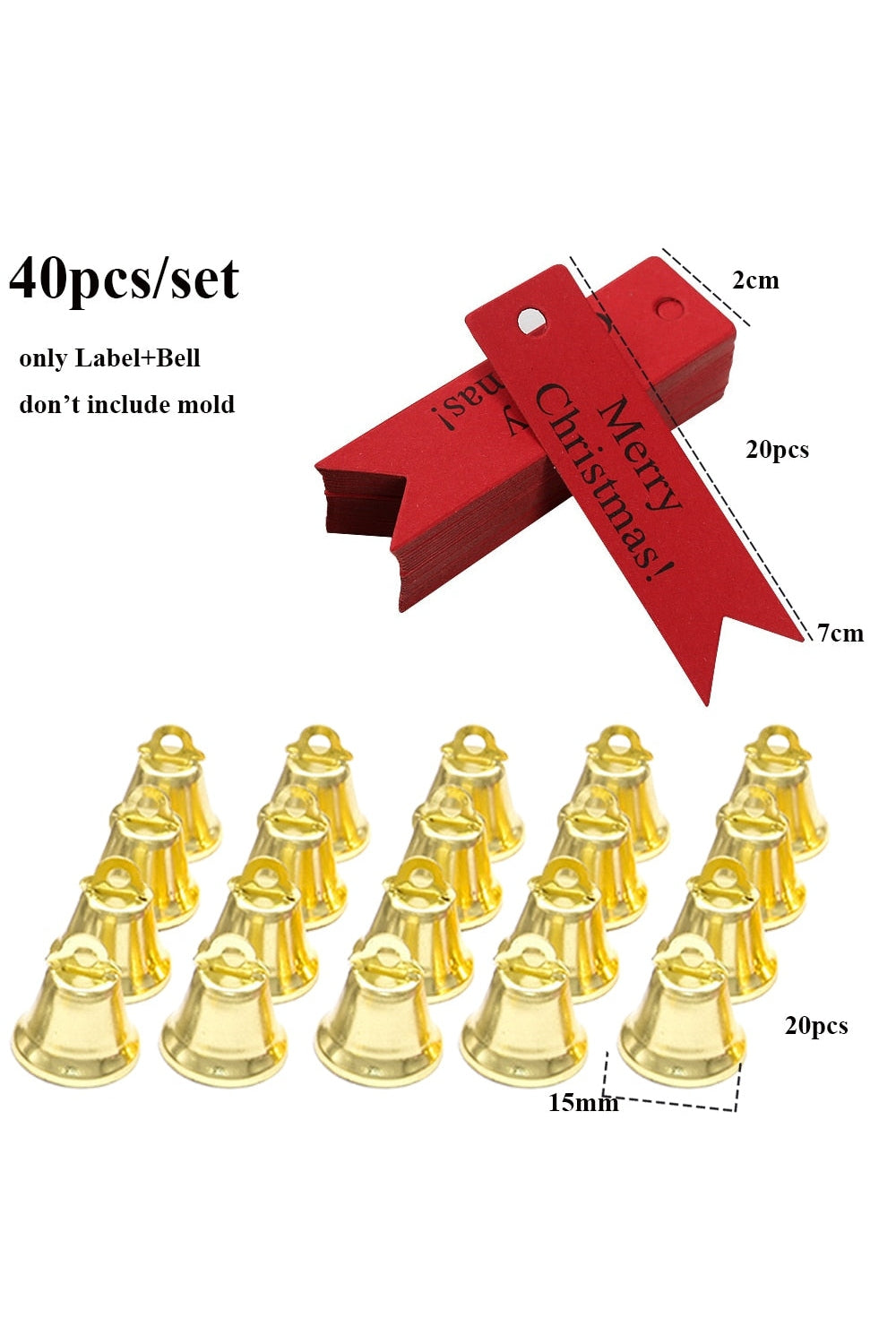 Christmas candle shape