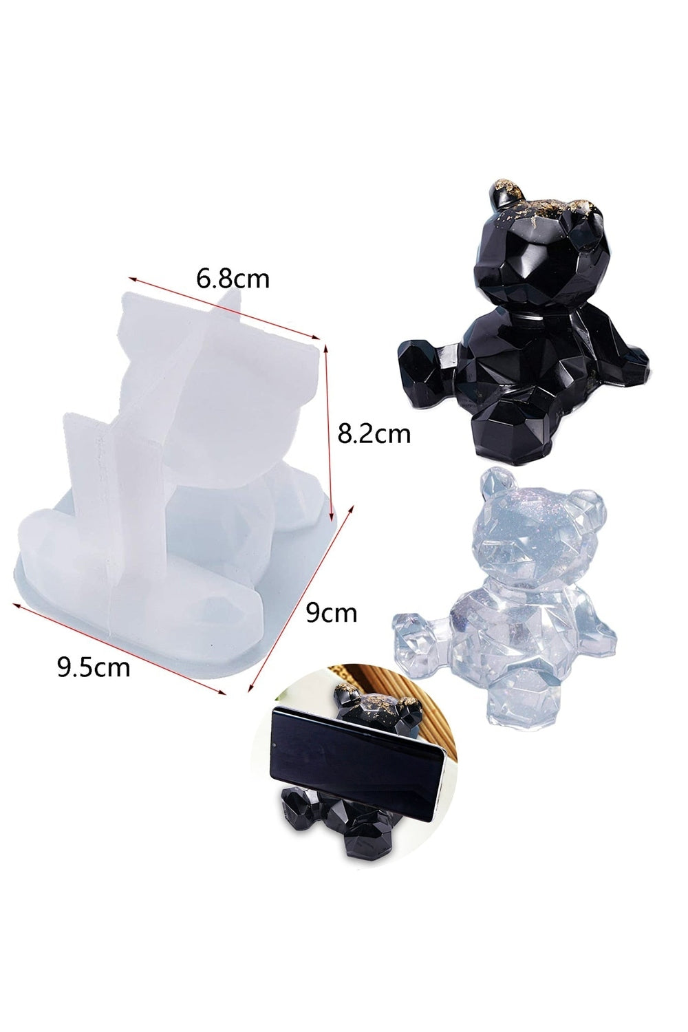 Stereo Bear Candle Shape