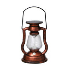 Solar Retro Kerosene Lamp Horse Lamp LED Outdoor Garden Patio Decoration Portable Flame Candle Light